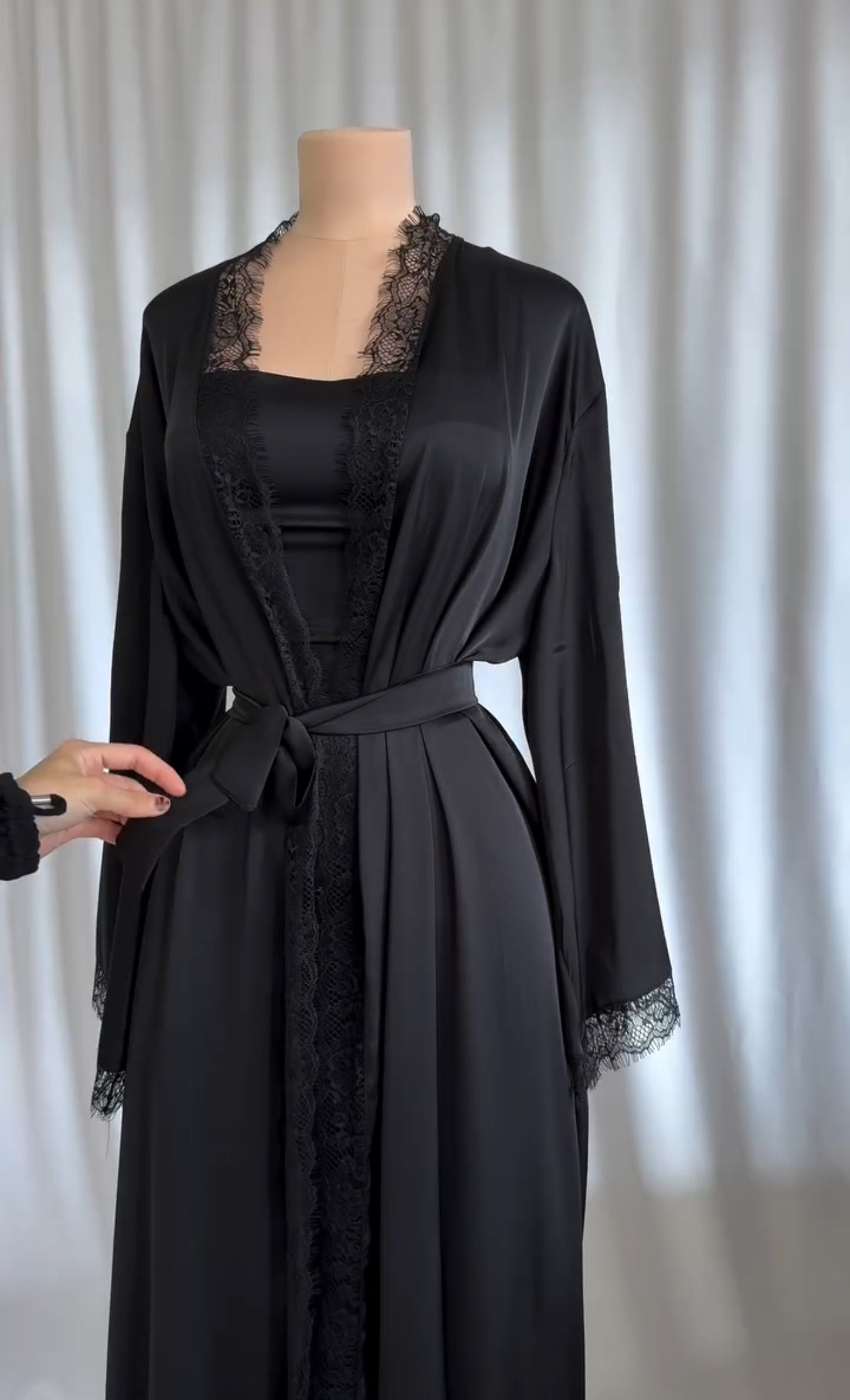 Arina in black
