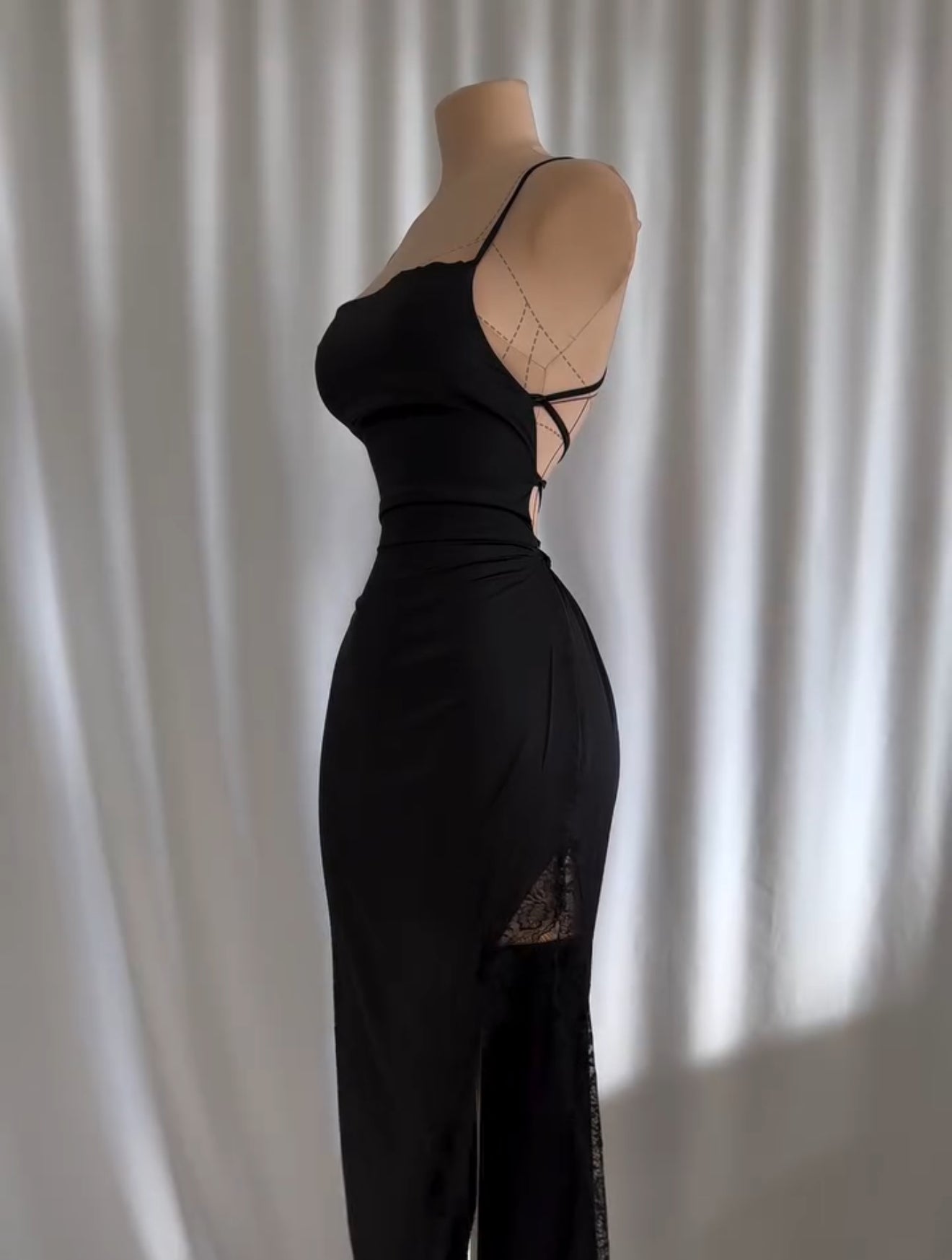 Arina in black