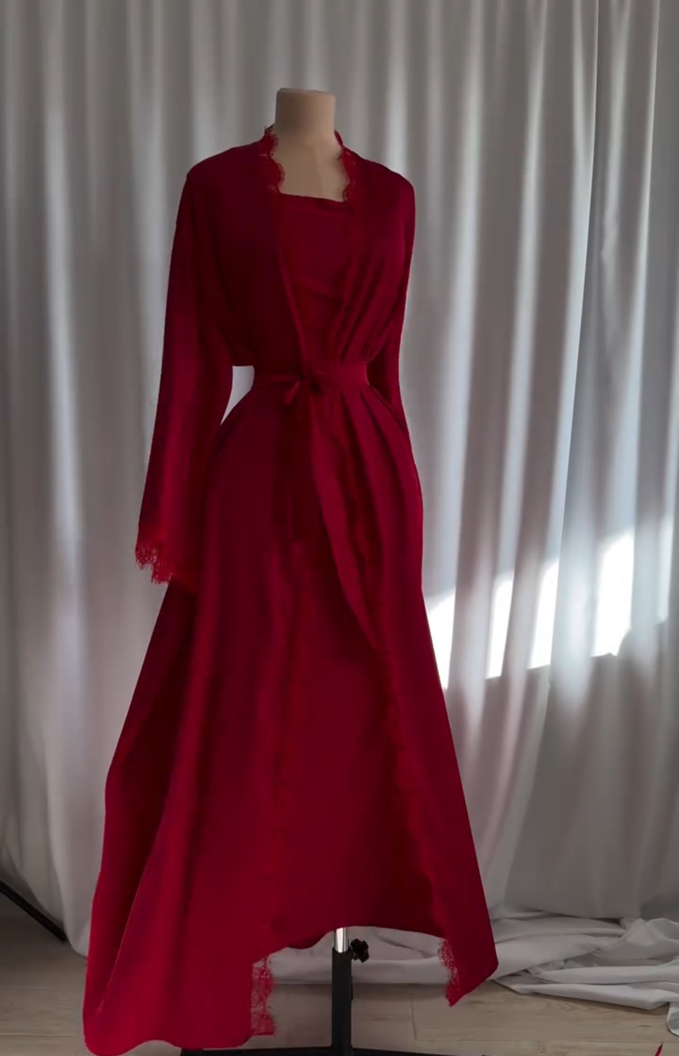 Arina in red